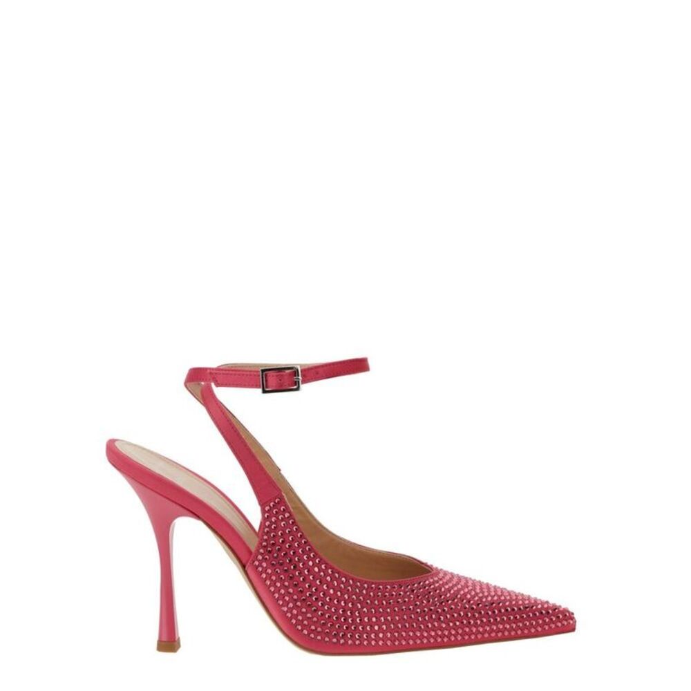 LIU JO Embellished Pointed Toe Slingback Pumps Women FUCHSIA
